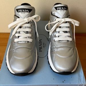 Prada Nylon Piuma Sneakers Size 39